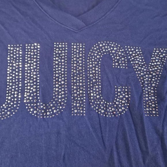 Juicy Contour Shirt with Sparkly Juicy on  Front Size‎ XL - Picture 2 of 5